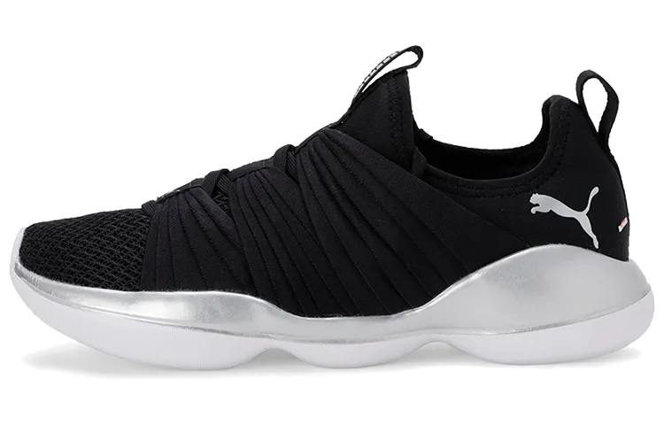 PUMA Flourish Low Top Black/Silver/White Women's