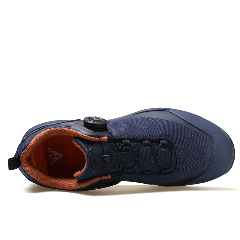 HUMTTO Outdoor Shoes Men’s Low Top Black/Dark Gray/Dark Blue/Dark Purple