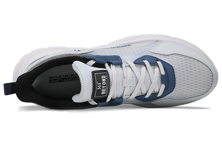 361° Mesh Cushioning Breathable Low top Running Shoes Men’s Gray Blue
