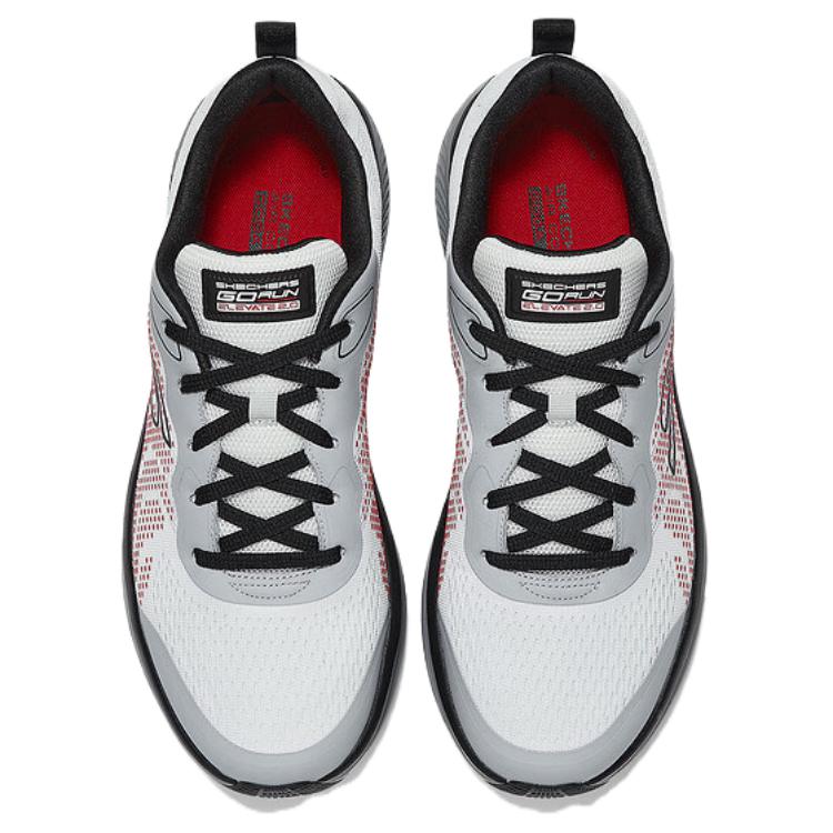 Skechers GO RUN Elevate 2.0 Cushioning Breathable Low top Running Shoes Men’s White Black