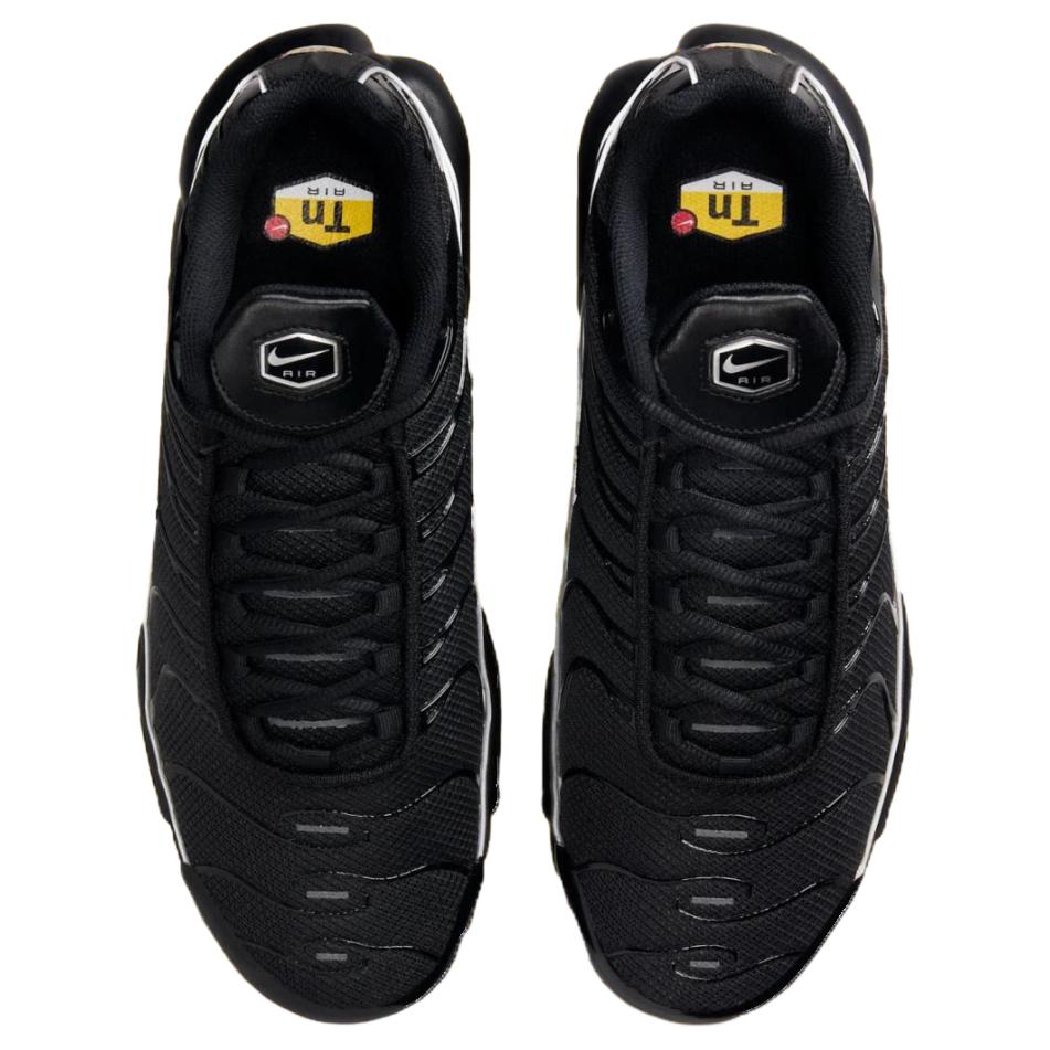 Nike Air Max Plus Support Running Shoes Unisex Black White