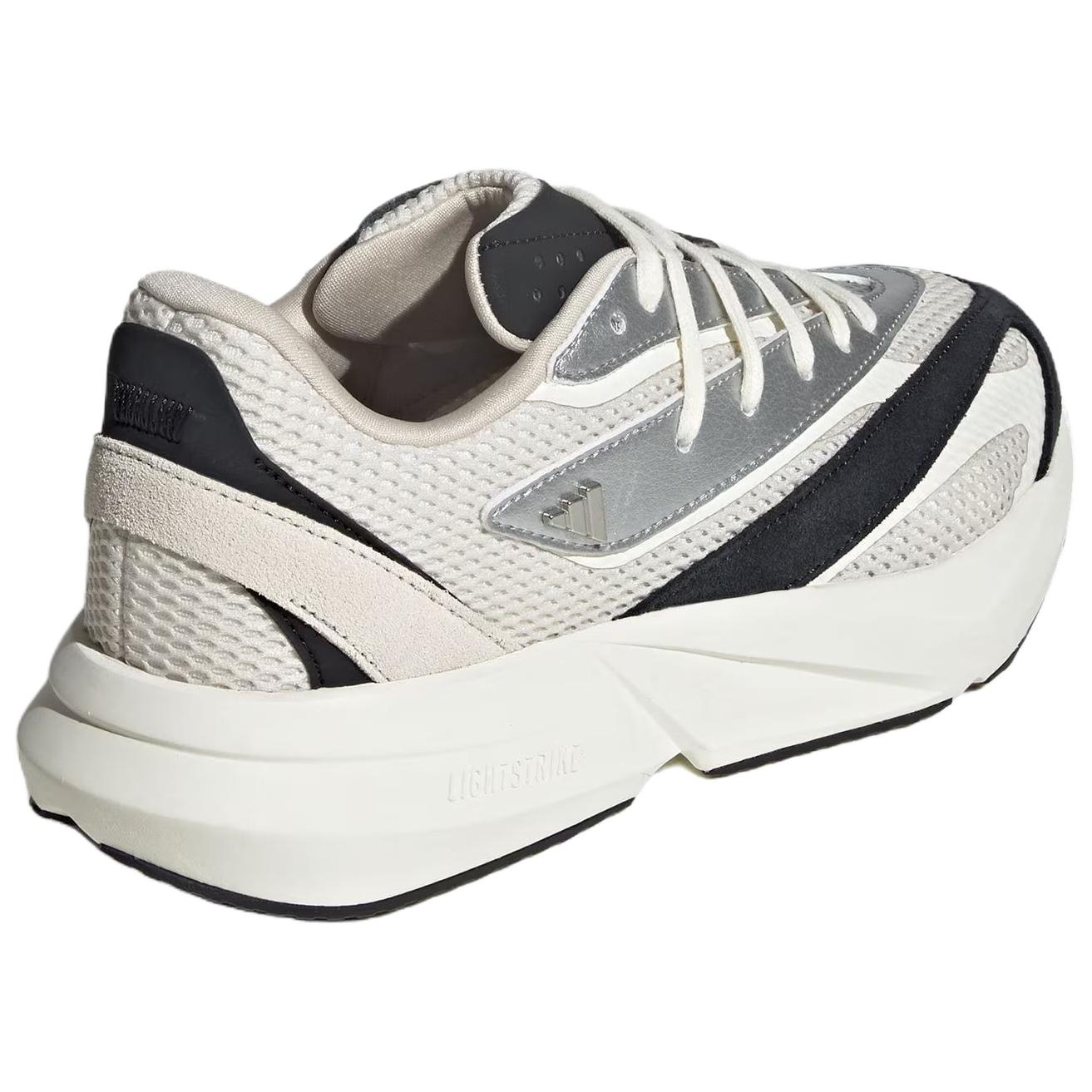 Adidas LIGHTBLAZE Textile, Leather LightStrike Casual Running Shoes Women’s Beige Silver
