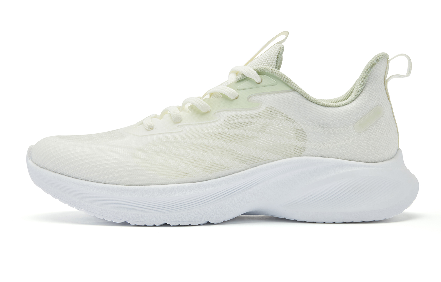 QIAODAN Light Speed LITE Breathable Lightweight Breathable And Lightweight Low top Running Shoes Women’s Ivory