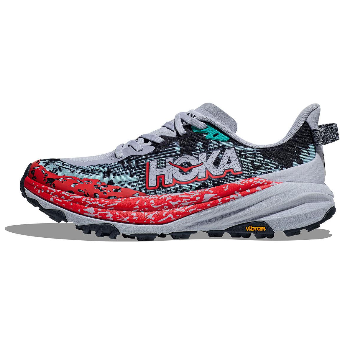 Мужские кроссовки HOKA HOKA ONE ONE Speedgoat 6 (серо-красные)