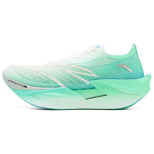 Anta C202 6.0 PRO Low top Carbon Plate Casual Running Shoes Men's White Green Blue