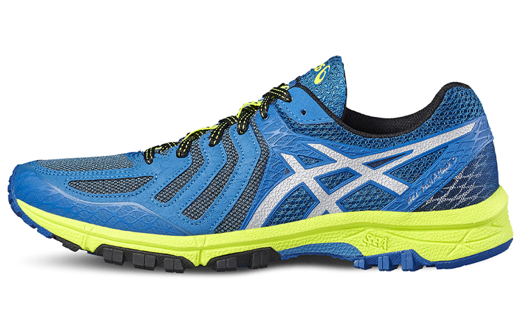 Asics Gel Fujiattack 5 Sports Low top Running Shoes Men's Blue Green