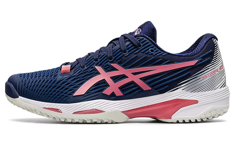 Asics Solution Speed FF 2 OC Low top Running Shoes Women's Blue Pink