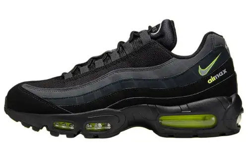 Nike Air Max 95 Comfortable Low top Running Shoes Men's Black