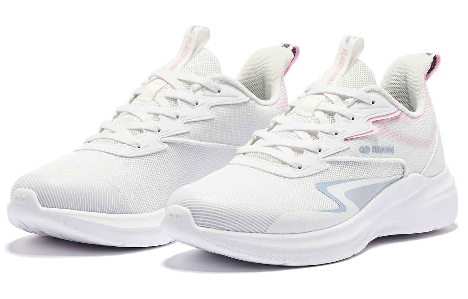 QIAODAN Mesh Slip Resistant, Abrasion Resistant, Lightweight Low top Running Shoes Women’s Pink