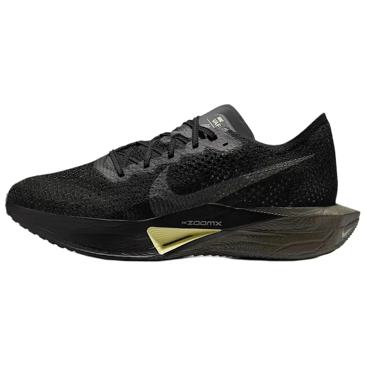 Nike ZoomX Vaporfly 3 Black Olive Aura Metallic Medium Ash