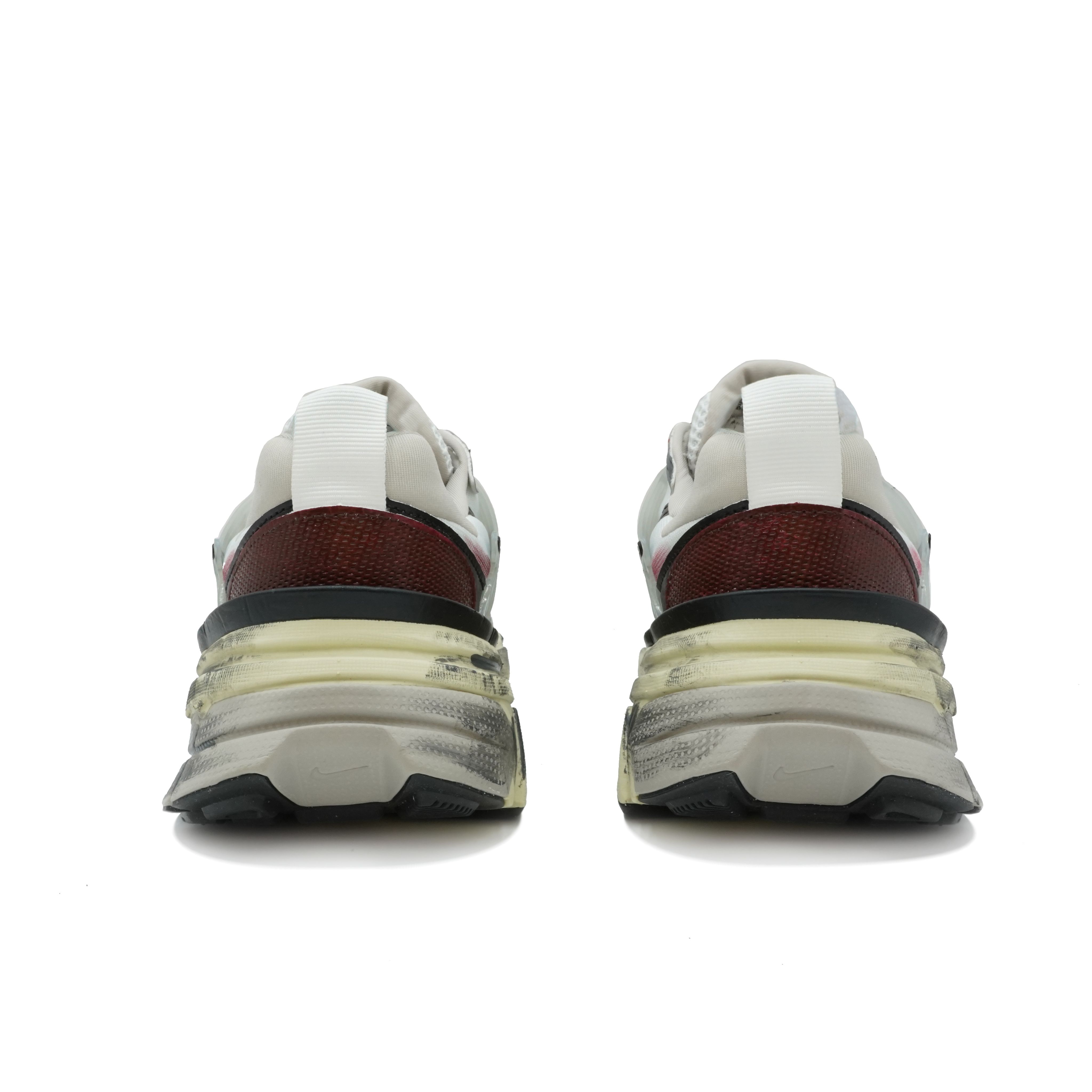 Nike V2K Run Cushioning Abrasion Resistant Breathable Low top Running Shoes Women’s Red Gray