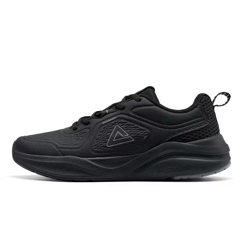 PEAK Slip Resistant Abrasion Resistant Low top Casual Running Shoes Men’s Black