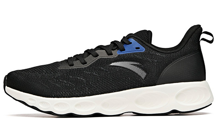 Anta Mesh, Textile Cushioning Slip Resistant Abrasion Resistant Breathable Lightweight Low top Running Shoes Men’s