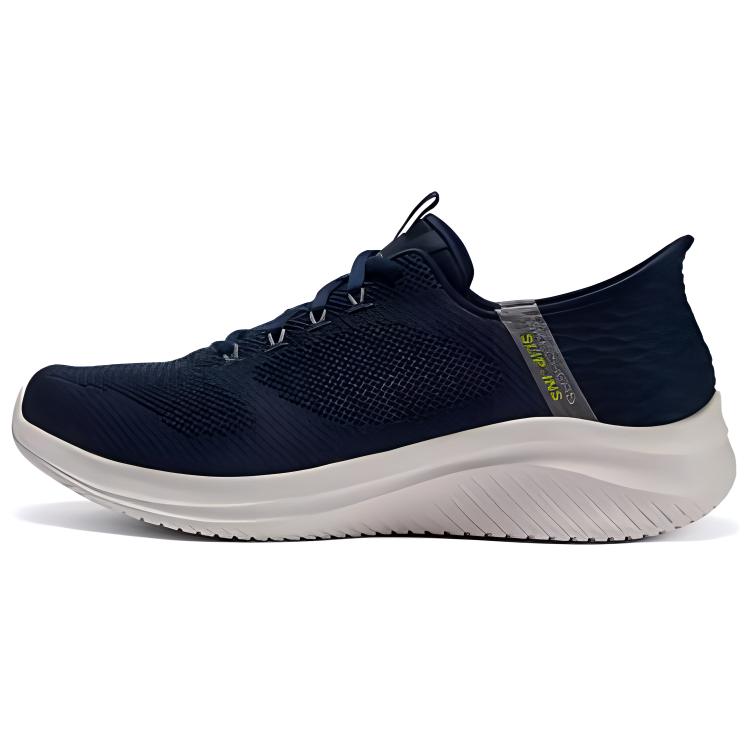 Skechers SPORT MENS Comfortable And Breathable Abrasion Resistant Abrasion Resistant Low top Running Shoes Men’s Blue