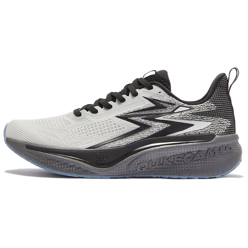 361° Slip Resistant Abrasion Resistant Low top Casual Running Shoes Men’s Gray Black