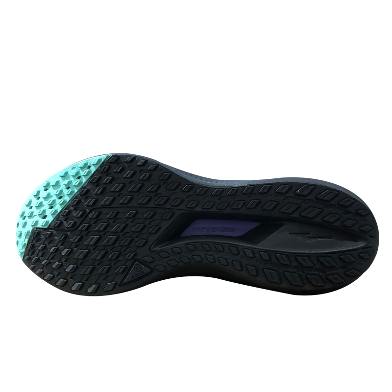 Erke Slip Resistant, Abrasion Resistant, Breathable Low top Running Shoes Men’s Black Purple