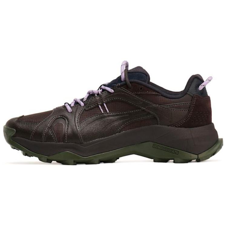 PUMA Explore Nitro Slip Resistant Abrasion Resistant Low top Casual Running Shoes Unisex Dark Umber
