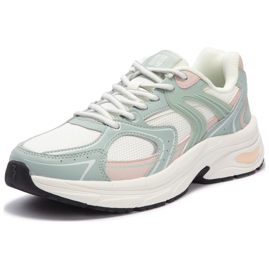 361° Abrasion Resistant Slip Resistant Low top Casual Running Shoes Women’s Green White