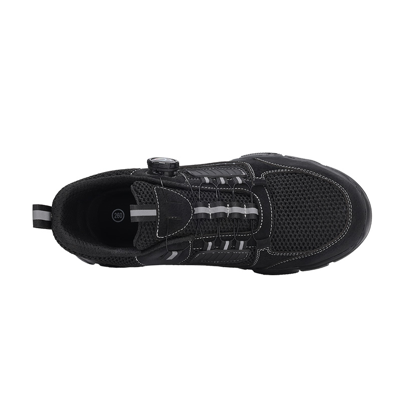 LANOUDUN Breathable Lightweight Rebound Low top Outdoor Shoes Unisex Black