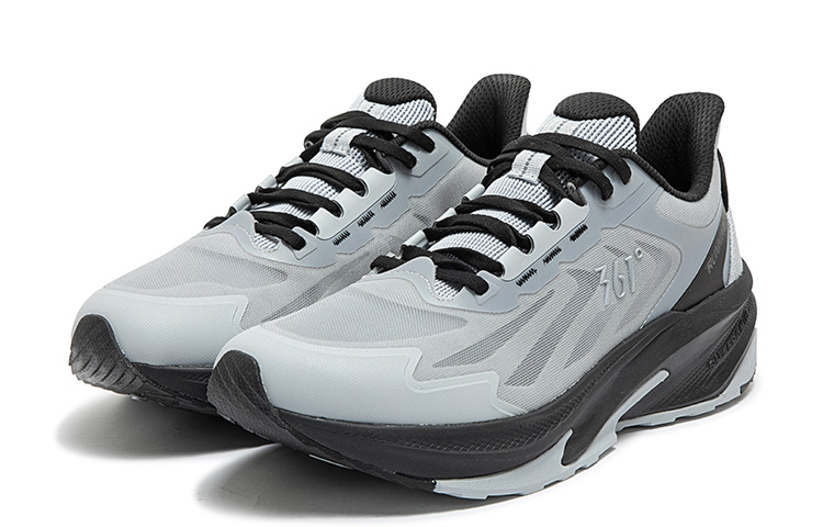 361° Cushioning Slip Resistant Abrasion Resistant Low top Running Shoes Men’s Cool Mist Gray