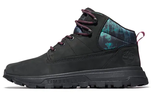 Timberland Chukka Ankle Length Outdoor Boots Black Blue