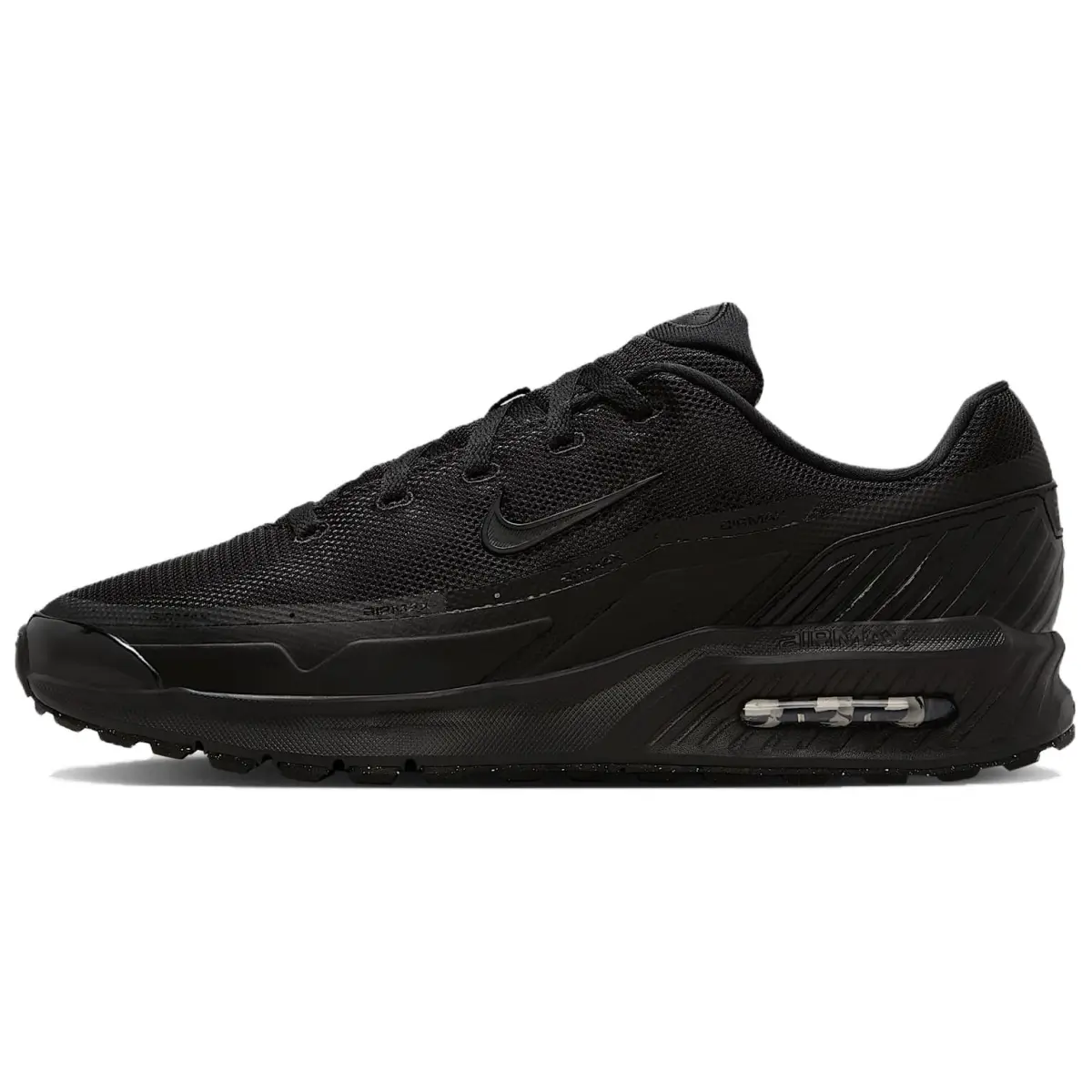 Nike Air Max BIA Fabric Abrasion Resistant Abrasion Resistant Low top Running Shoes Men's Black