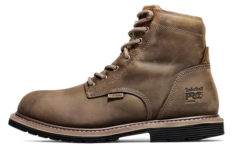 Timberland Wear resistant And Waterproof Short Outdoor Boots Men's Brown
