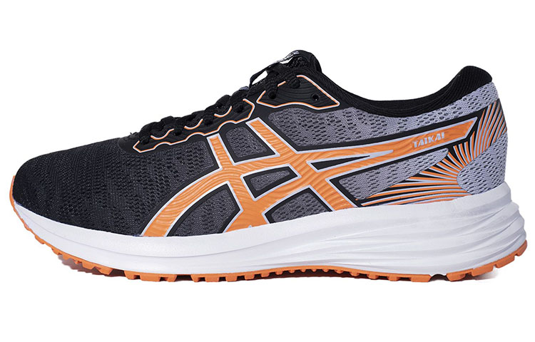 Asics Taikai Comfortable Abrasion Resistant Low top Running Shoes Women's Black Orange