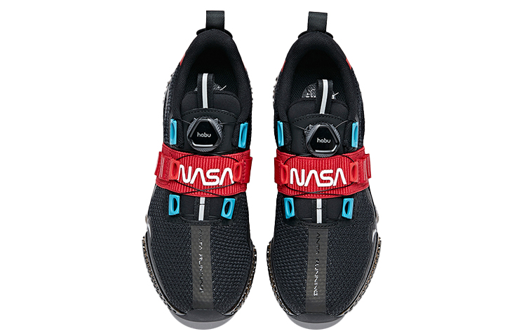 Anta Running Collection Full Length Air Cushion Low top Running Shoes Women’s Black Red