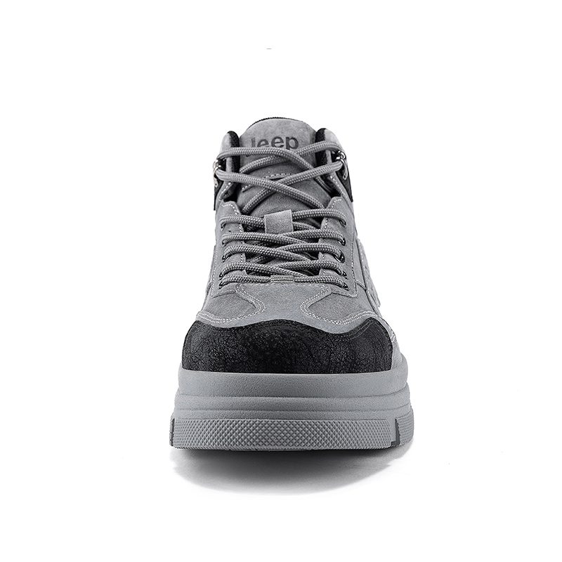 Jeep Trendy Abrasion Resistant Coverage Height Increasing Mid top Outdoor Shoes Men’s