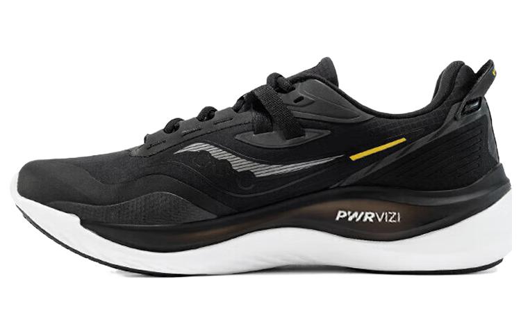 Saucony Runshield Slip Resistant, Abrasion Resistant, Waterproof Low top Casual Running Shoes Unisex Black Yellow