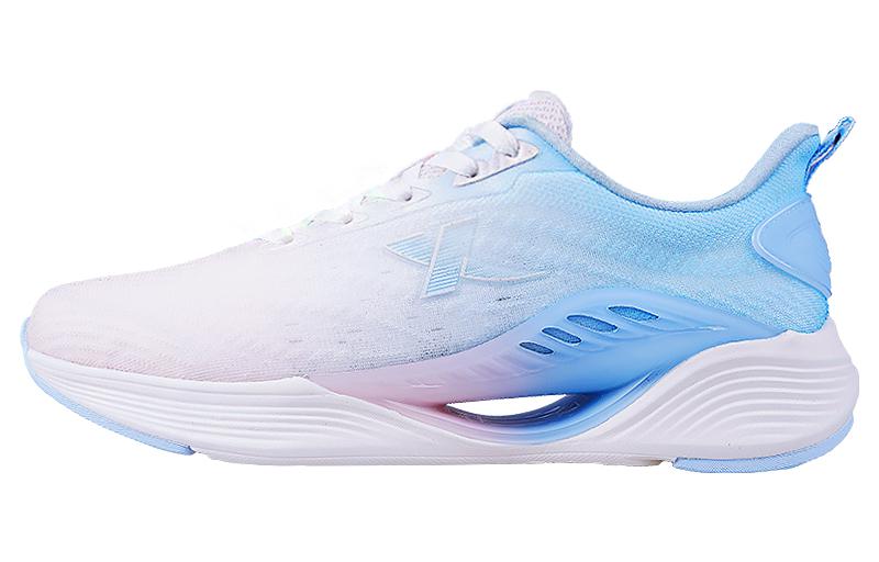 XTEP Qing Feng 5.0 Slip Resistant Abrasion Resistant Low top Running Shoes Women’s Blue Pink