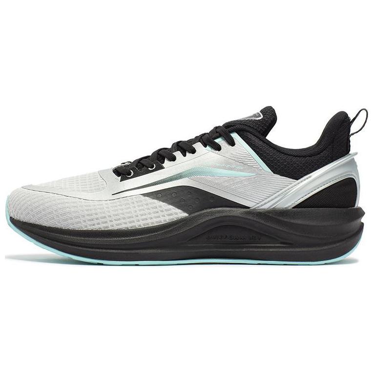 361° Slip Resistant Abrasion Resistant Low top Running Shoes Men’s Silver Black
