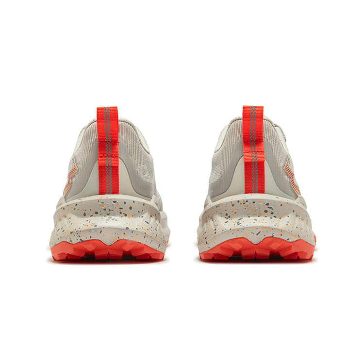 361° Slip Resistant, Abrasion Resistant, Breathable Low top Running Shoes Men’s Gray Orange