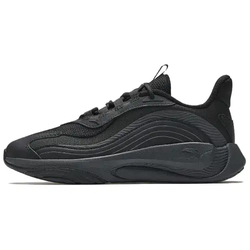Anta Chao Bai 4.0 Cushioning Slip Resistant Abrasion Resistant Low top Chunky Sneakers Women's Black