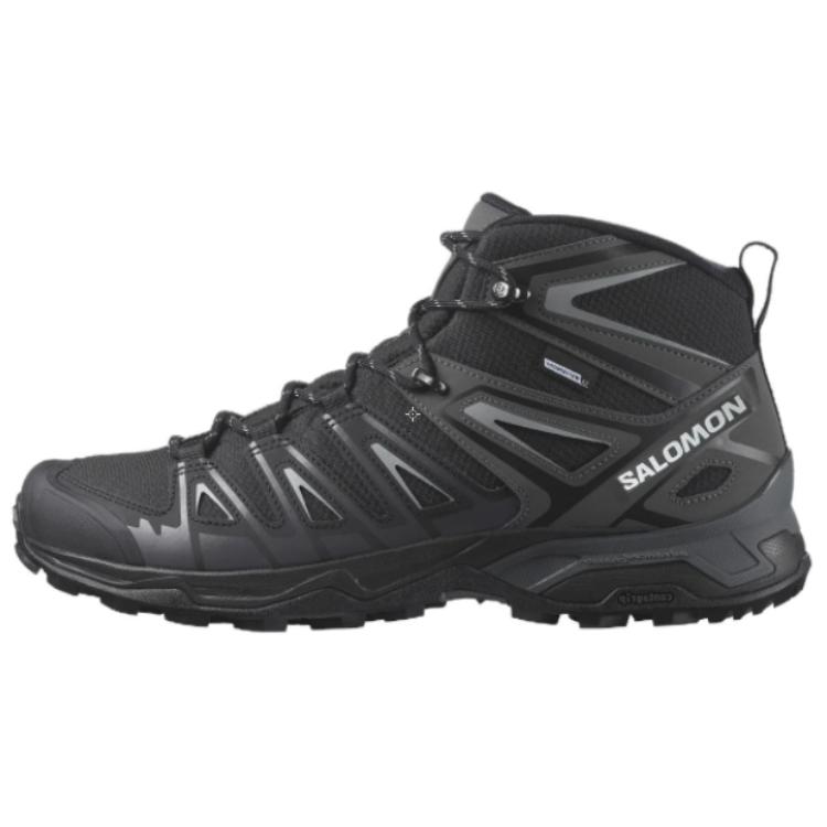 SALOMON X Ultra Pioneer Cushioning Slip Resistant Cushioning Slip Resistant Mid top Outdoor Shoes Men's Black White