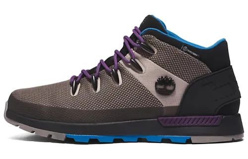 Timberland Sprint Trekker Chukka Abrasion Resistant Breathable Mid top Outdoor Shoes Gray Purple