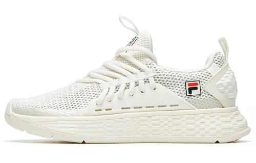 FILA Textile, TPU Cushioning Abrasion Resistant Breathable Low top Running Shoes Women's White