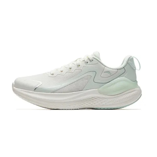 Anta Yunduan Cushioning Rebound Cushioning Rebound Low top Casual Running Shoes Women's White Green