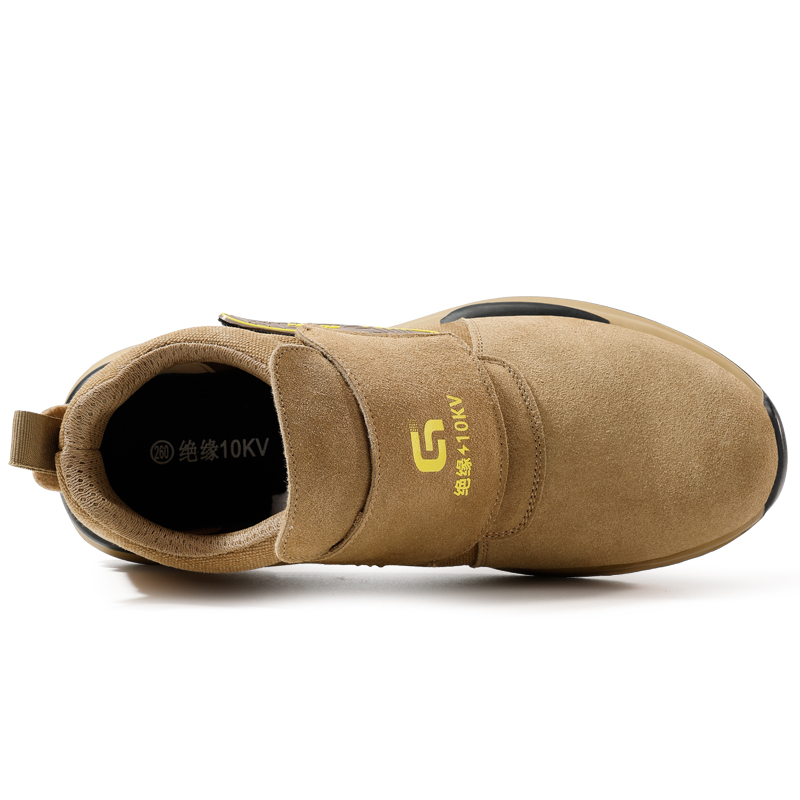 LANOUDUN Abrasion Resistant Impact Resistant Support Mid top Outdoor Shoes Unisex Brown