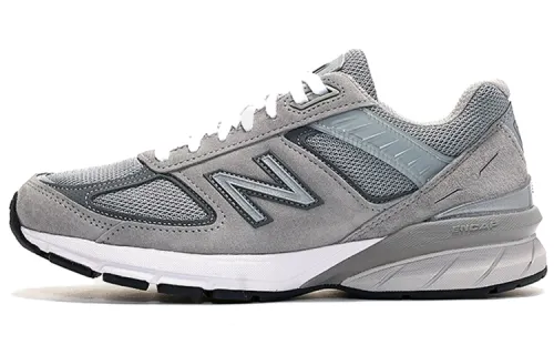 New Balance NB 990 V5 Retro Leather Low-top Running Shoes Women's Gray D Wide