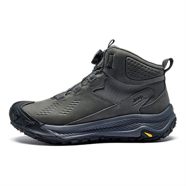 Jeep Fashion Mid top Outdoor Shoes Men’s Gray