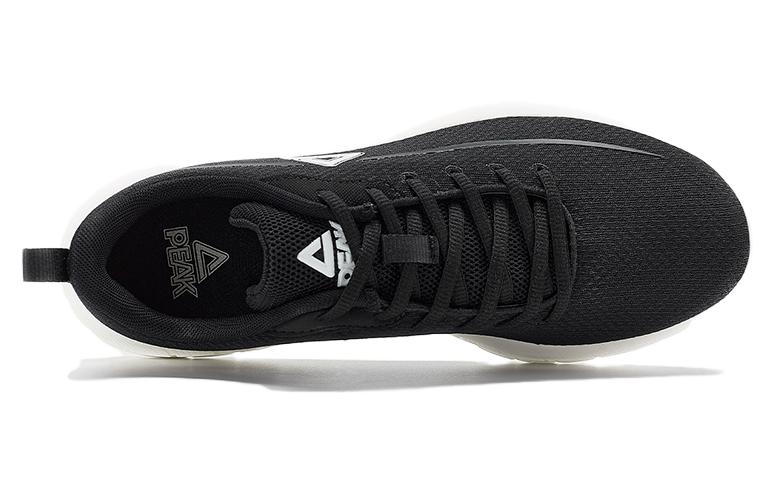 PEAK Versatile Fabric Slip Resistant, Abrasion Resistant, Breathable Low top Running Shoes Men’s Black White