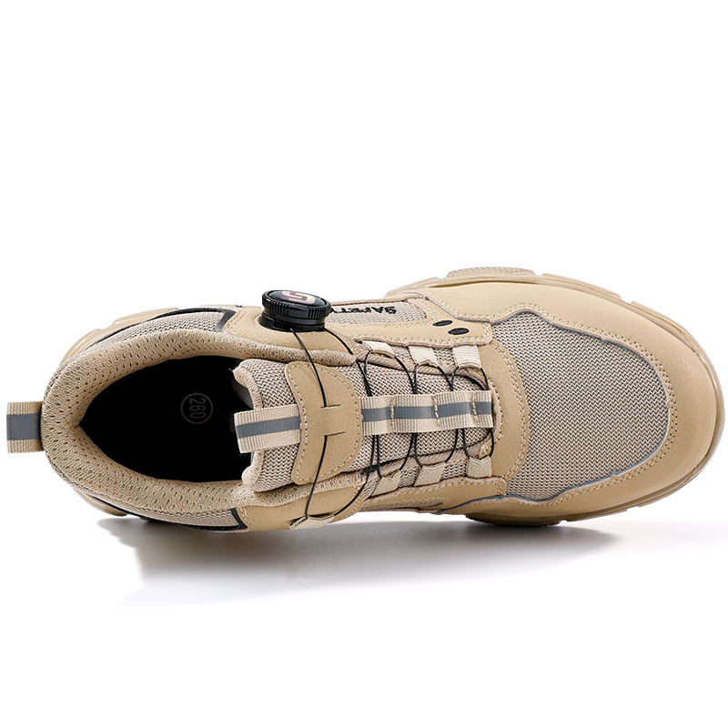LANOUDUN Abrasion Resistant Impact Resistant Breathable Low top Outdoor Shoes Unisex Khaki