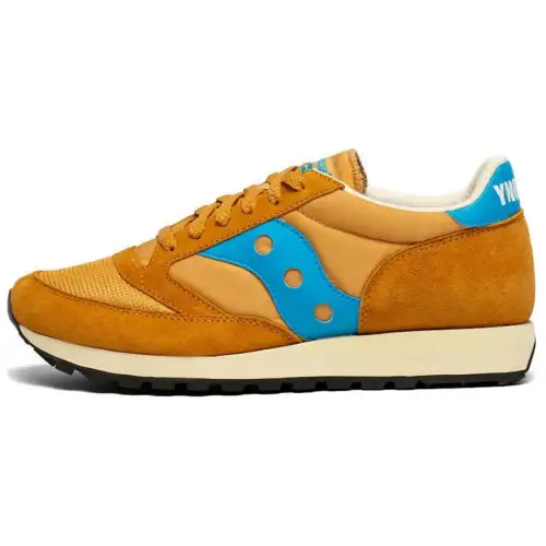 Saucony Jazz 81 Running Shoes Unisex Low Top Yellow/Blue