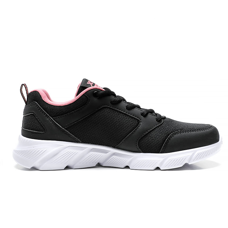 XTEP Breathable Lightweight Breathable And Lightweight Low top Casual Running Shoes Women’s Black Rouge Peach Pink