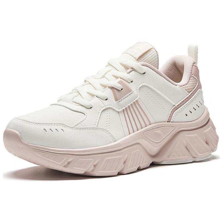 Anta Cushioning Slip Resistant Low top Running Shoes Women’s White Gray