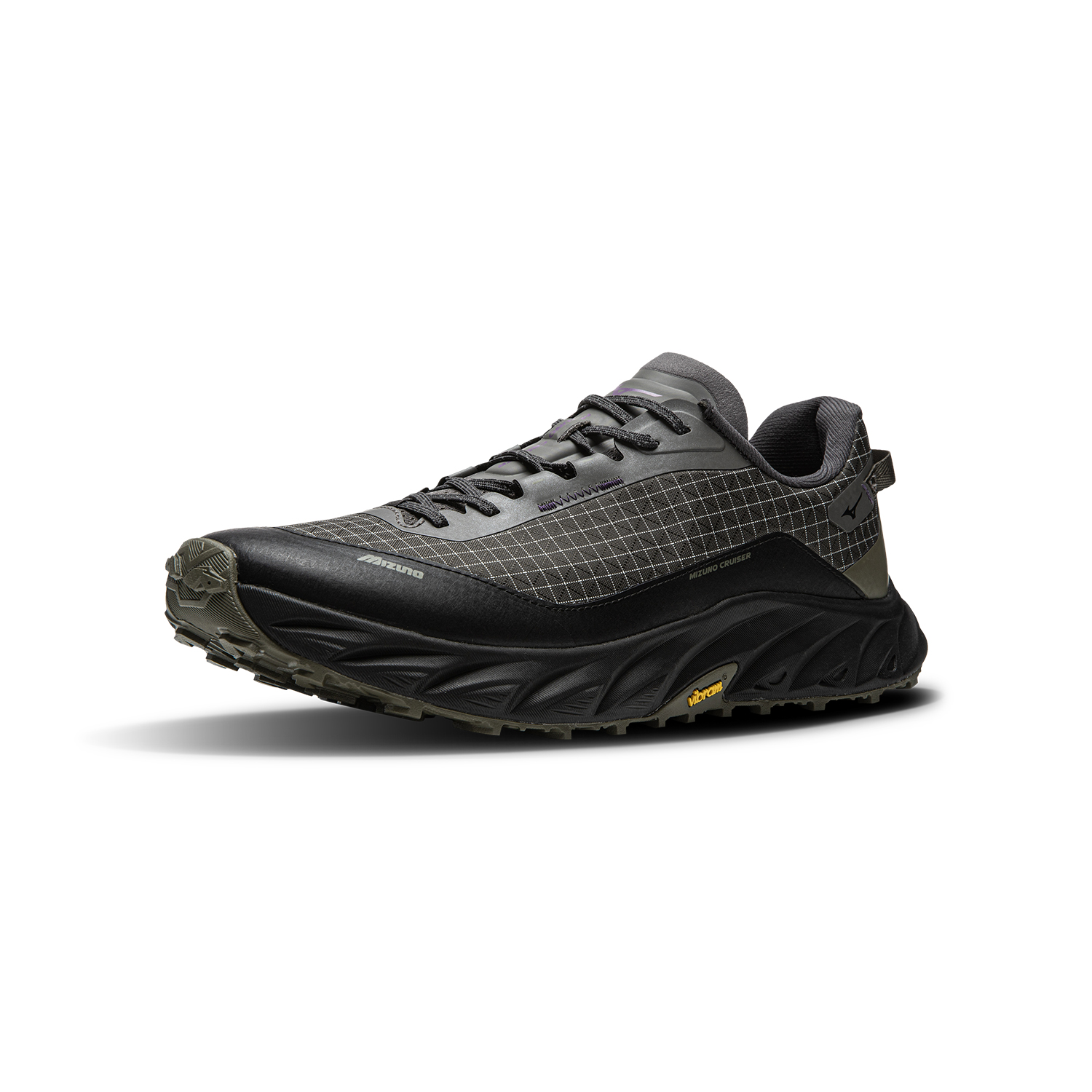 Mizuno Cruiser Fashion Fabric Low top Running Shoes Unisex Granite Stone