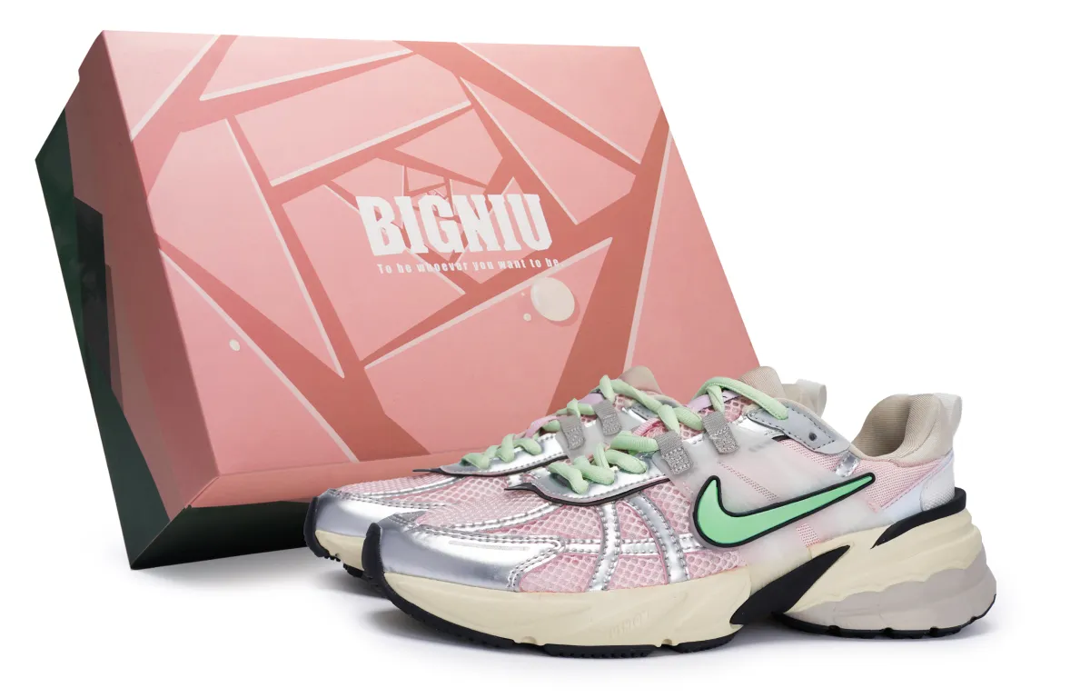 Nike V2K Run Slip Resistant Abrasion Resistant Slip Resistant Abrasion Resistant Low top Casual Running Shoes Women's
