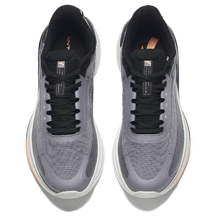 CHAOJIANTA Fabric Slip Resistant Abrasion Resistant Low top Casual Running Shoes Men’s Gray Black